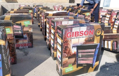 اهدای 55 دستگاه لوازم گرمایشی به خانواده‌های ایتام سردشت