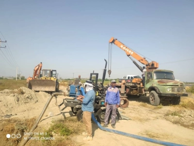 خط انتقال آب مجتمع روستایی تیاب میناب وارد مدار شد