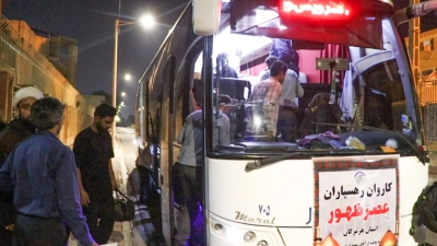 اعزام پنجمین دوره کاروان زیارتی رهسپاران عصر ظهور استان هرمزگان به کربلای معلی