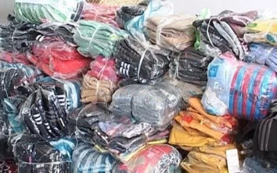 کشف محموله 7 ميلياردي البسه قاچاق در خمير